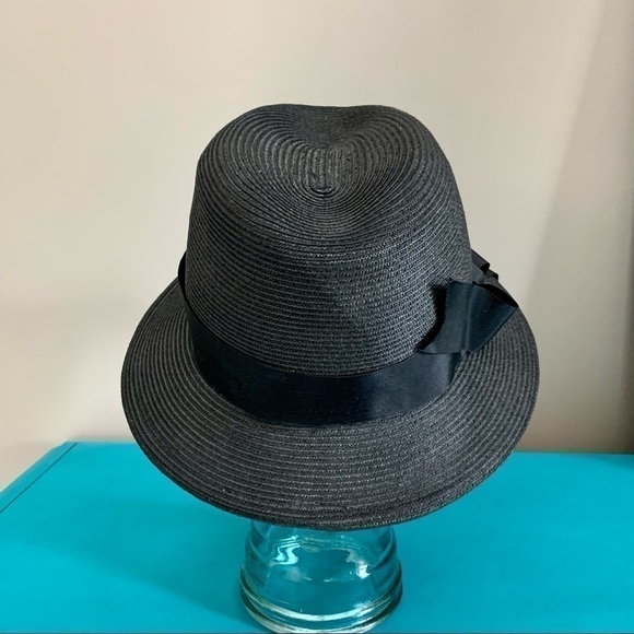 Gabriel Amar Frank Olive Black Woven Fedora - Picture 3 of 4